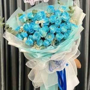 Bó Hoa Xanh Dương Ấn Tượng – CM27