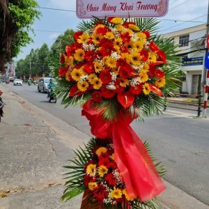 Kệ Hoa Chúc Mừng Khai Trương Truyền Thống – CM140