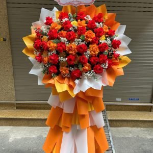 Kệ Hoa Khai Trương 1 Tầng May Mắn – KH88