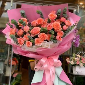 Bó Hoa Tone Cam Nồng Cháy - CM42