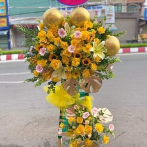 Kệ Hoa Chúc Mừng Khai Trương May Mắn – KH66