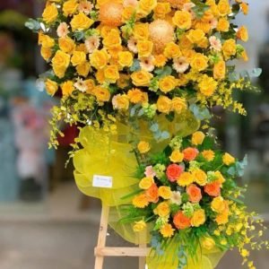 Kệ Hoa Chúc Mừng Khai Trương Thịnh Vượng – KH46