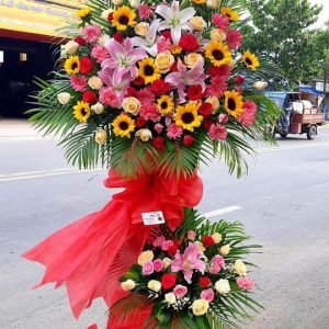 Kệ Hoa Chúc Mừng Đại Hội Thanh Lịch – KH33