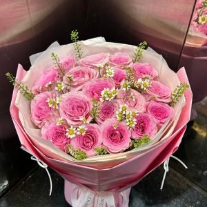 Bó Hoa Hồng Phấn Chúc Mừng Sinh Nhật – CM207