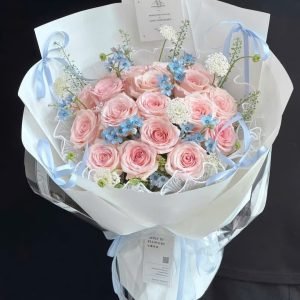 Bó Hoa Phong Cách Hàn quốc Nhẹ Nhàng – CM212