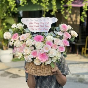 Giỏ Hoa Chúc Mừng Thành Công - GH56