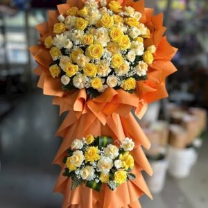 Kệ Hoa Chúc Mừng Doanh Nghiệp Trang Nhã – KH80