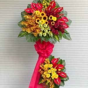 Kệ Hoa Chúc Mừng Truyền Thống – KH36