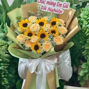 Bó Hoa Chúc Mừng Tốt Nghiệp – CM179