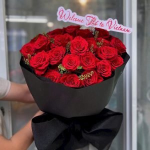 Bó Hoa Hồng Đỏ Dễ Thương – CM173