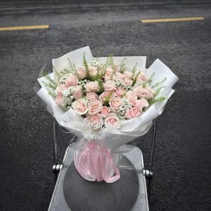 Bó Hoa Mây Hồng Ngọt Ngào – CM234