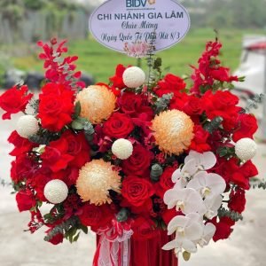 Giỏ Hoa Chúc Mừng Công Ty – GH99