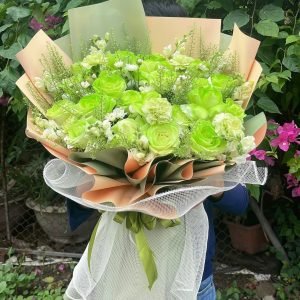 Bó Hoa Mầm Xanh Tươi Mát – CM168