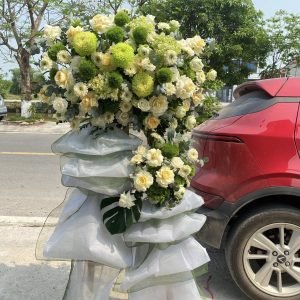 Kệ Hoa Tone Xanh Lá Cao Cấp Sang Trọng – CM206