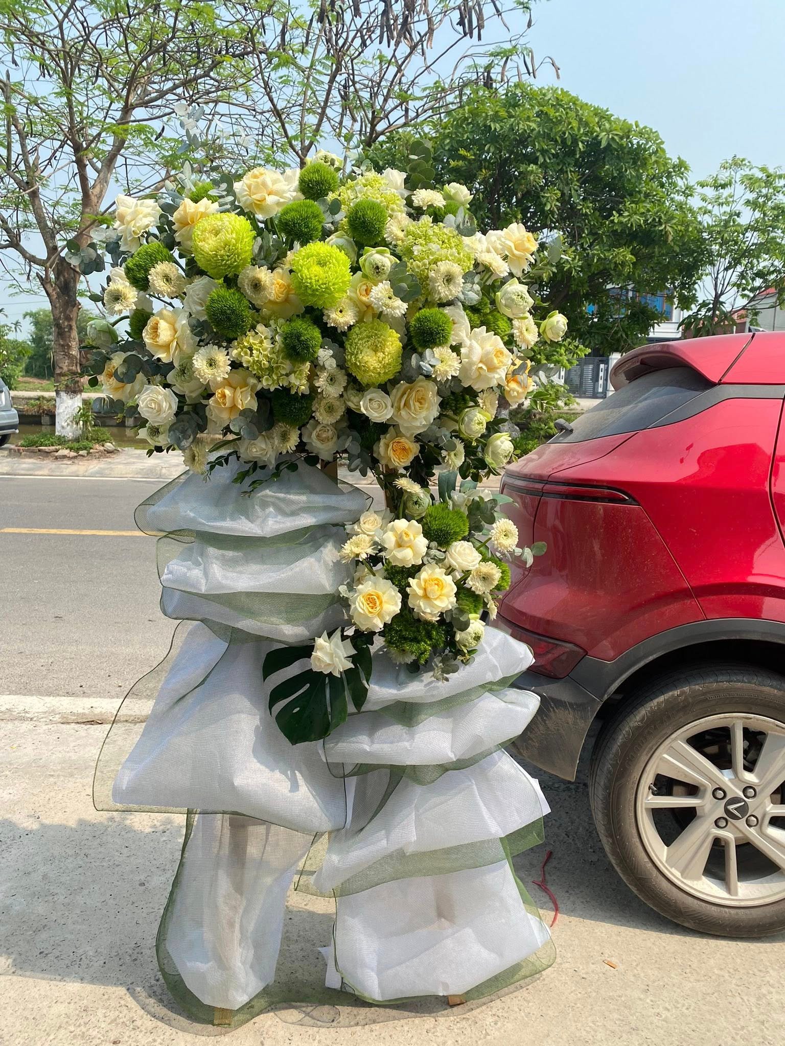 Kệ Hoa Tone Xanh Lá Cao Cấp Sang Trọng – CM206