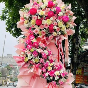 Kệ Hoa Khai Trương 3 Tầng Mềm Mại Tinh Tế – KH31