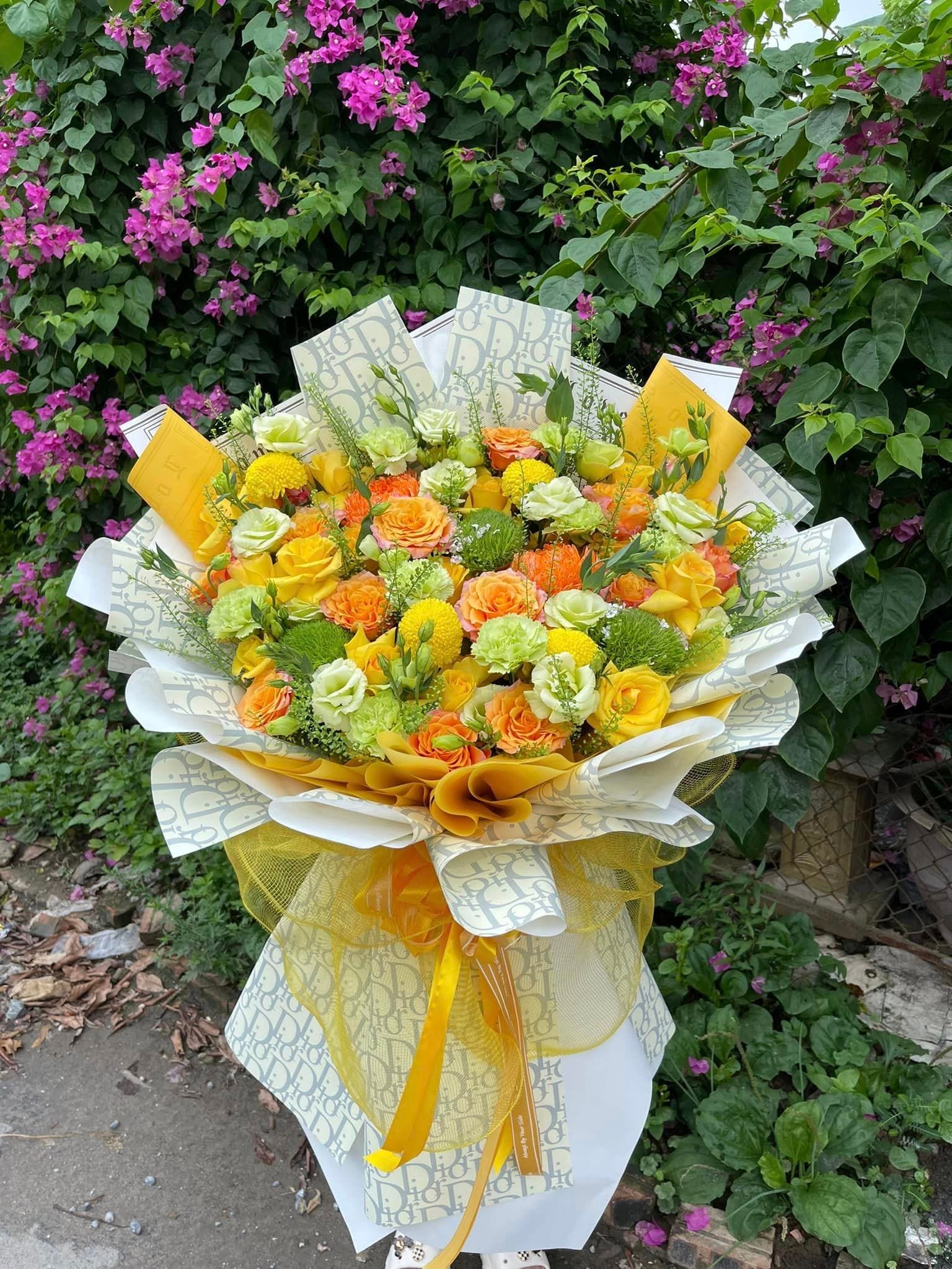 Bó Hoa Rừng Xanh Tươi Mát – CM258