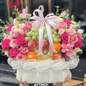 Giỏ Trái Cây & Hoa Tươi Cao Cấp - GT24