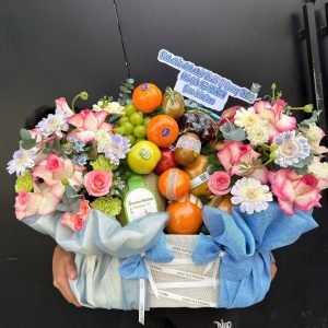 Giỏ Trái Cây & Hoa Tươi Cao Cấp - GT29