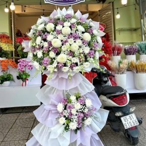 Kệ Hoa Tang Tone Tím Cao Cấp – HT135