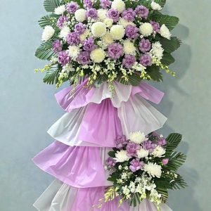 Kệ Hoa Tang Sắc Tím Tôn Kính – HT131