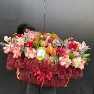 Giỏ Trái Cây & Hoa Tươi Cao Cấp - GT38