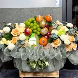Giỏ Trái Cây & Hoa Tươi Cao Cấp - GT36