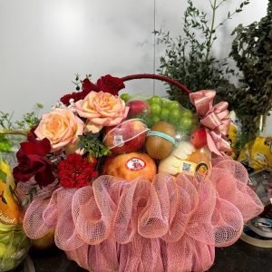 Giỏ Trái Cây & Hoa Tươi Sang Trọng – GT45