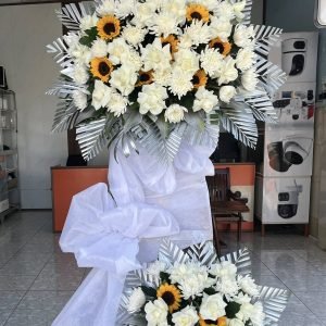 Kệ Hoa Tang Tone Trắng Trang Nghiêm – HT139