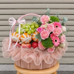 Giỏ Trái Cây & Hoa Tươi Sang Trọng - GT54