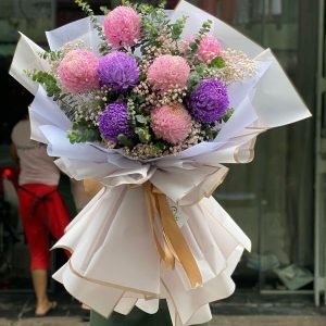 Bó Cúc Mẫu Đơn Cao Cấp Sinh Nhật Mẹ Yêu - CM116