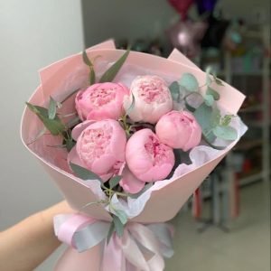 Bó Hoa Mẫu Đơn ViBe Hàn Tặng Em Gái  - CM128