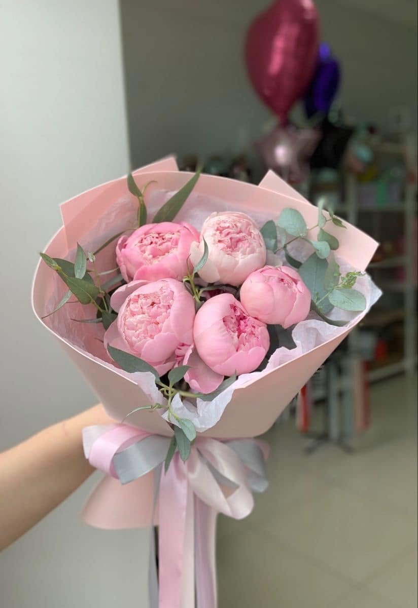 Bó Hoa Mẫu Đơn ViBe Hàn Tặng Em Gái - CM128